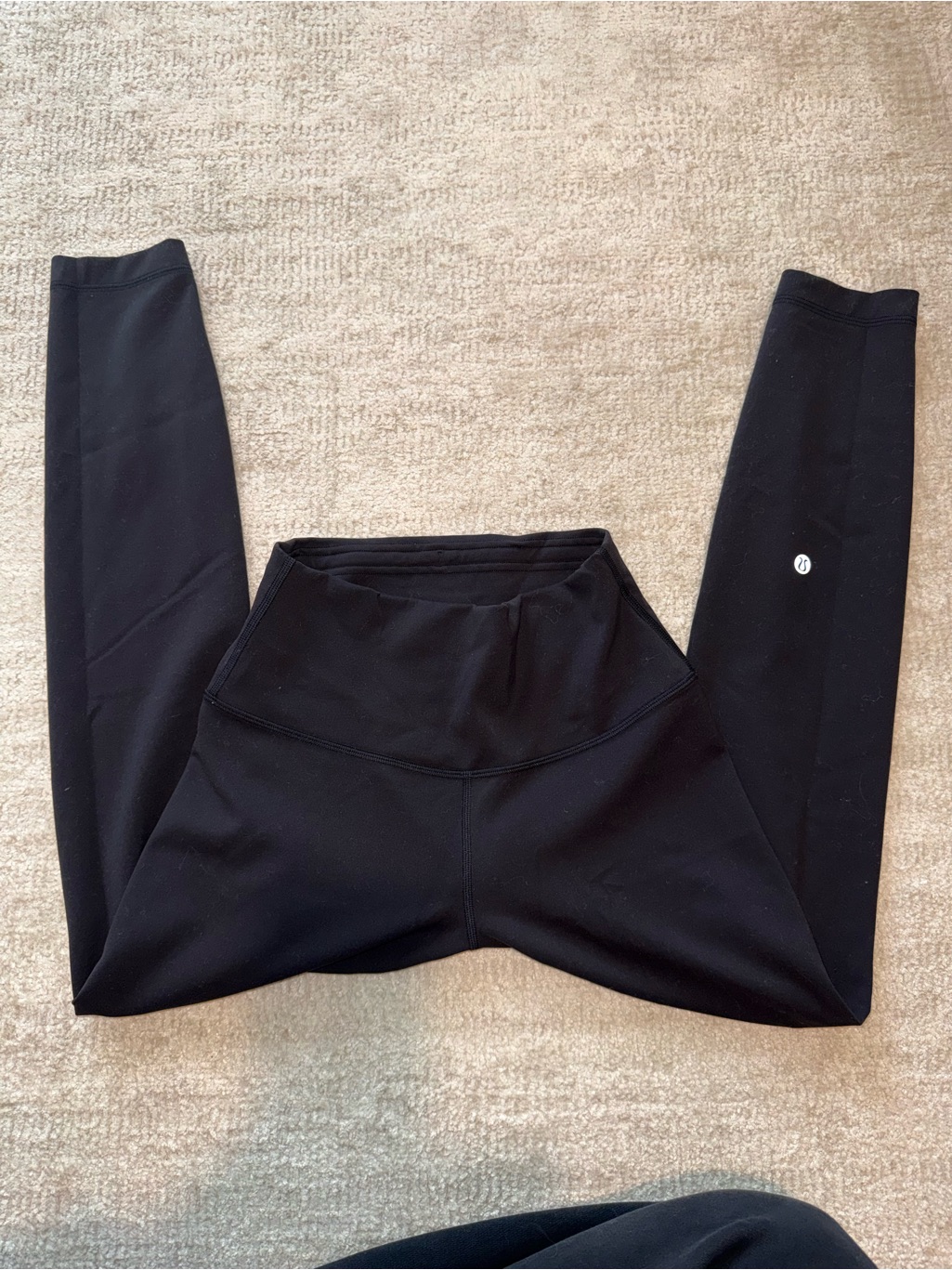 Lululemon Wunder Train High-Rise Tight 26” Black Everlux Leggings Size 6